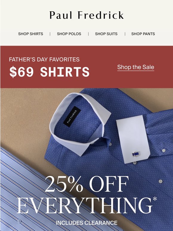 25% off Father’s Day Favorites.