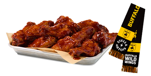 Blazin' Wings and Match Day Scarf
