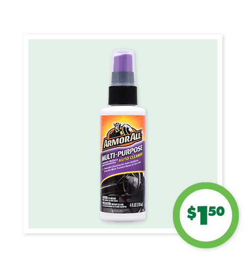 $1.50 Armor All® Multi-Purpose Auto Cleaner, 4-oz.