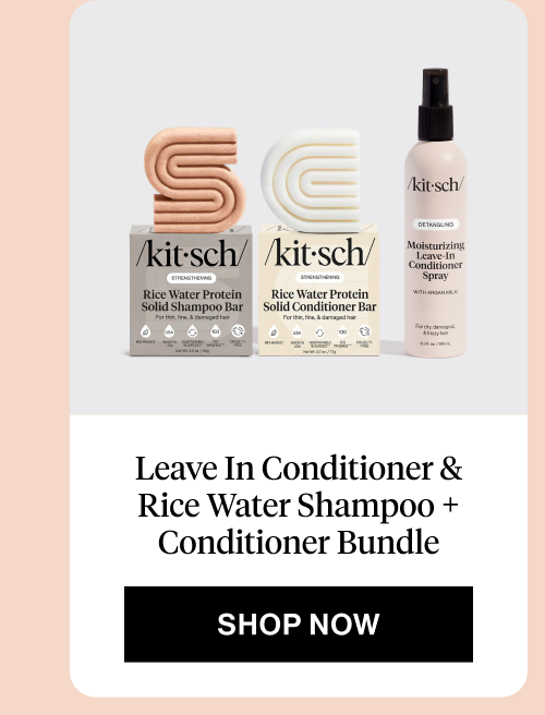 Leave In Conditioner & Rice Water Shampoo + Conditioner Bundle