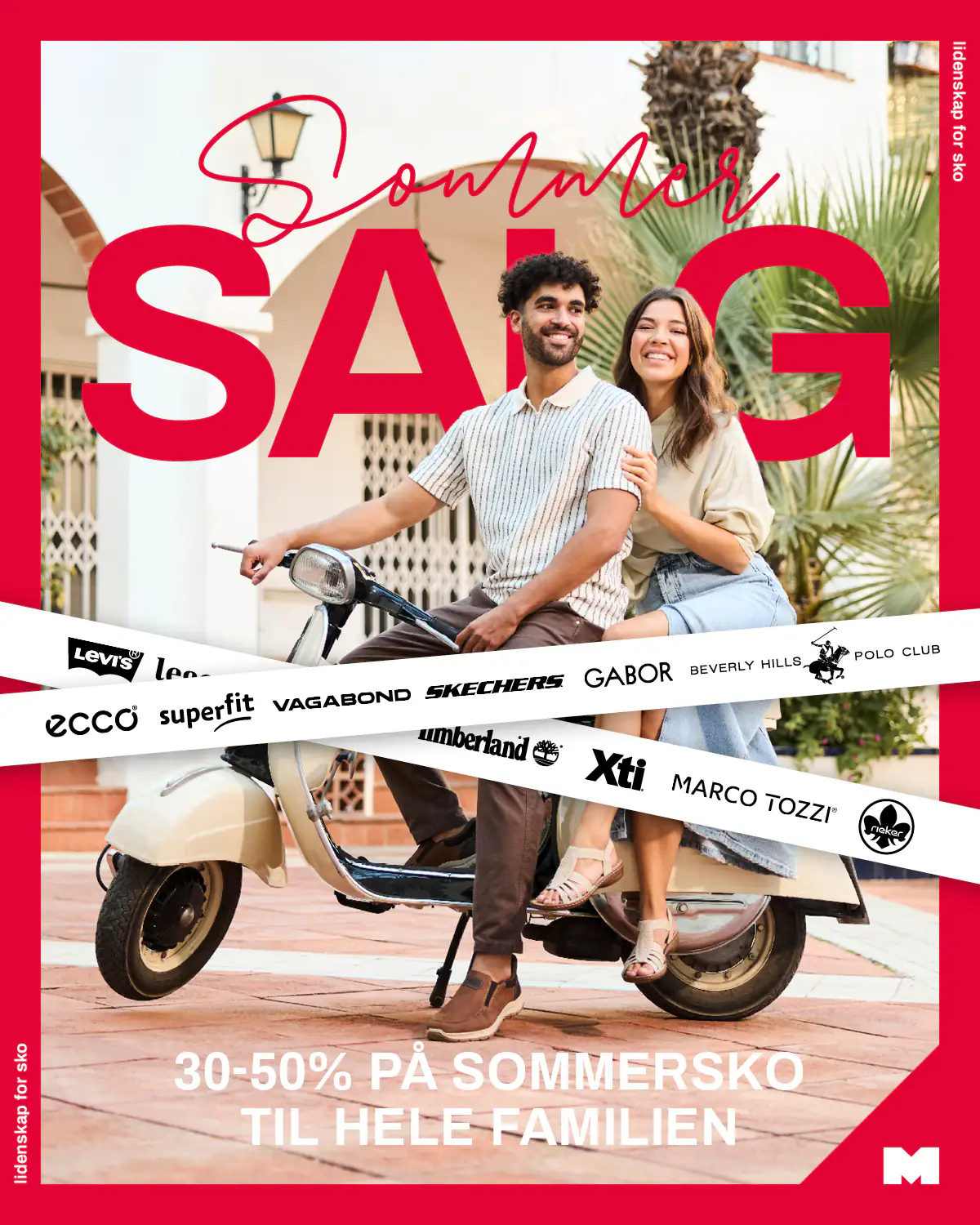 Sommersalg med 30-50% på sko til hele familien