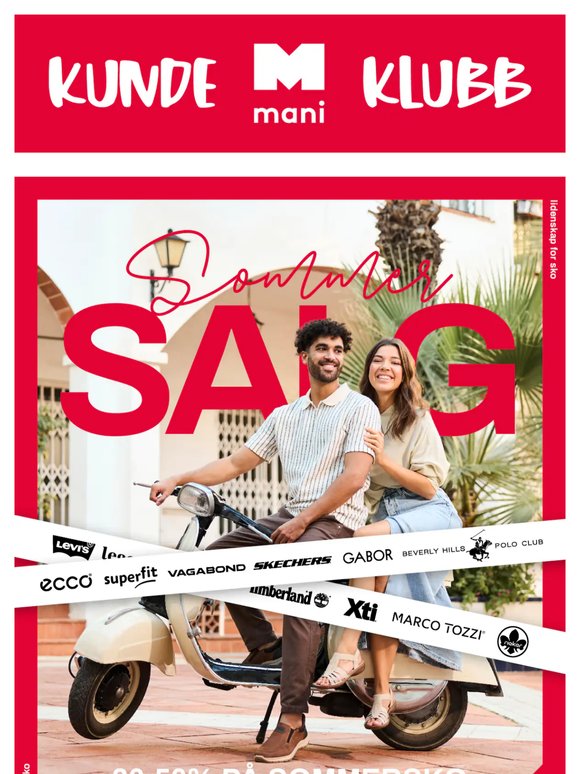Sommersalget er i gang – 30-50% på sko til hele familien 🎉