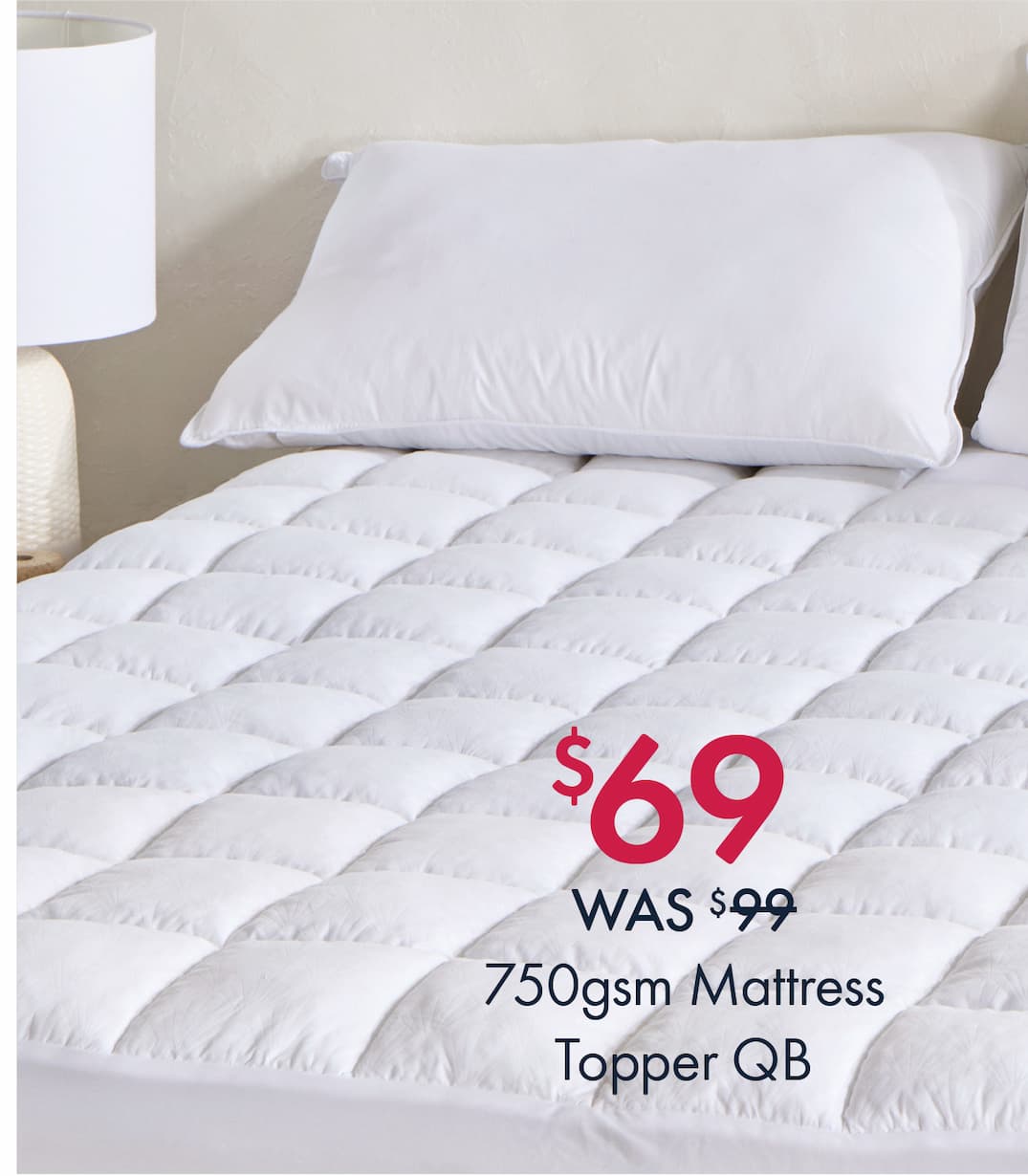 Classic Collection 750gsm Mattress Topper