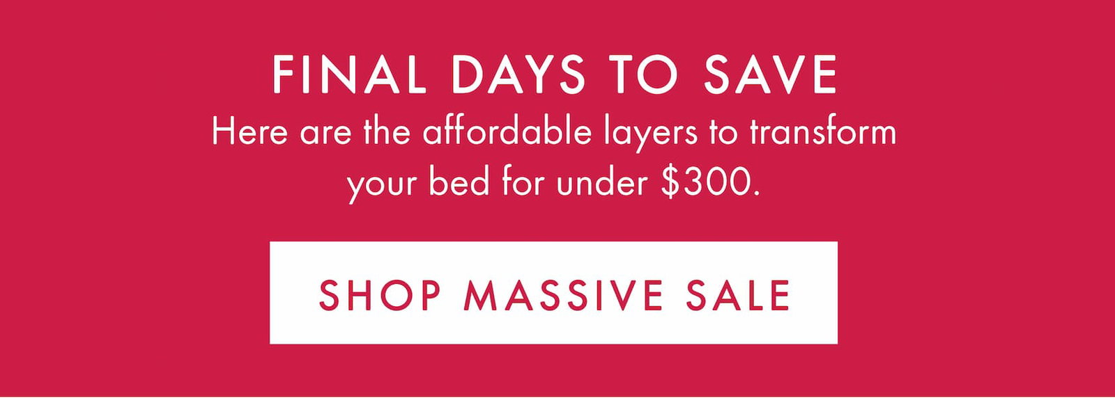 Massive Sale