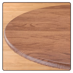 344622 Wood Grain Vinyl Elasticized Table Cover
