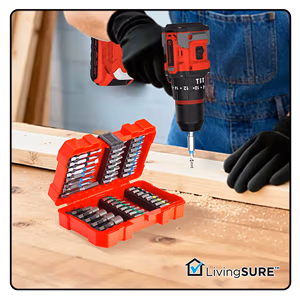 379006 45-Pc. Screwdriver Bit Set by LivingSURE™