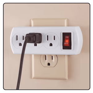 365416 Triple Plug Adapter with Switch