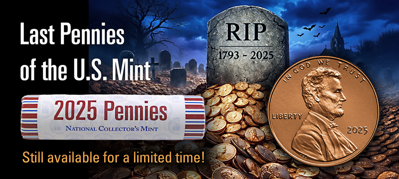 2025 50-coin penny roll