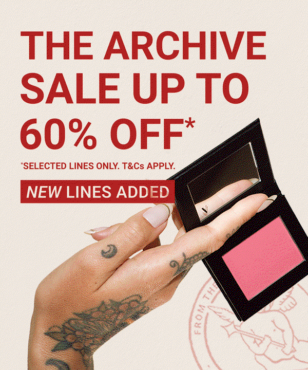THE ARCHIVE SALE: NEW LINES ADDED