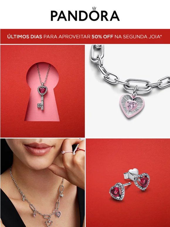 Últimos dias com 50% OFF na segunda joia