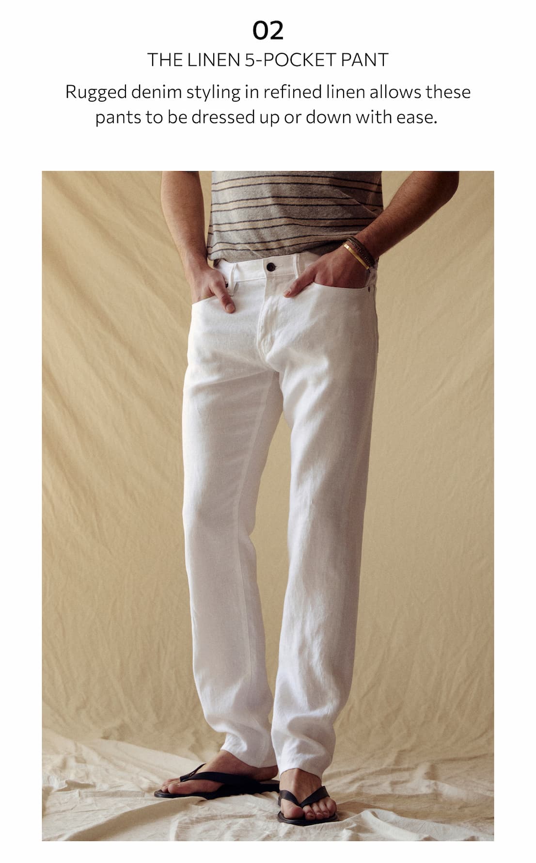 Linen 5-Pocket Pant