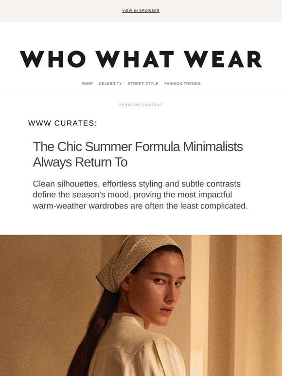 The minimalist collection our editors are loving for summer