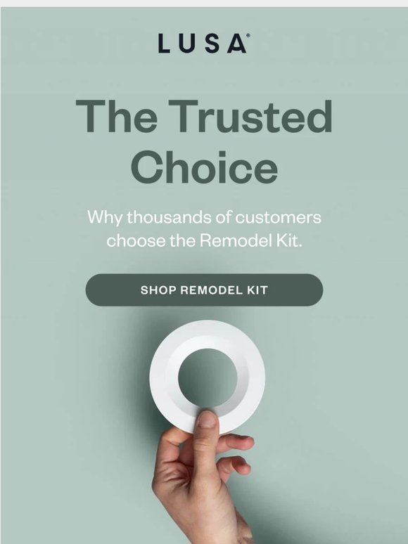 Why thousands choose the Remodel Kit