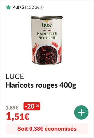 -20% sur les Haricots rouges bio 400g - LUCE