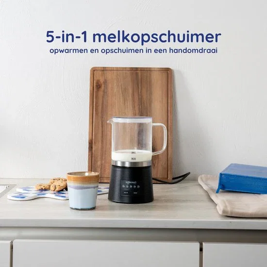 Image of Safecourt Kitchen Glazen Melkopschuimer