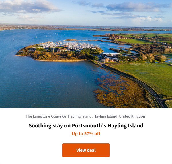 Soothing stay on Portsmouth's Hayling Island
