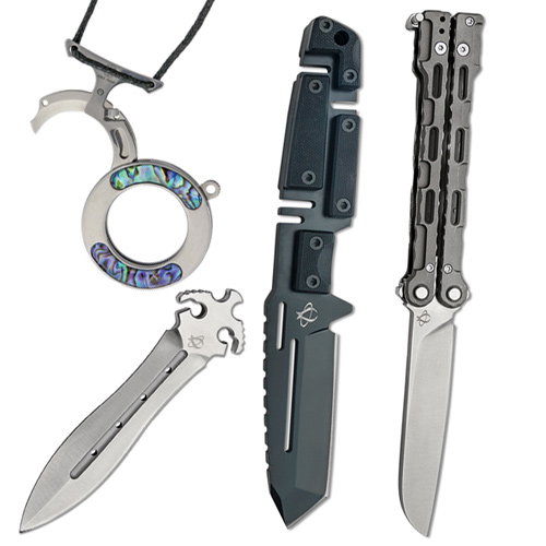 Mantis Butterfly Knives, Neck Knives, and More