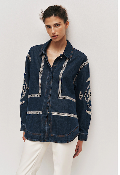 Lotus Denim Shirt