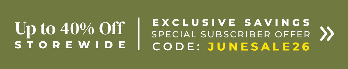 40% off storewide