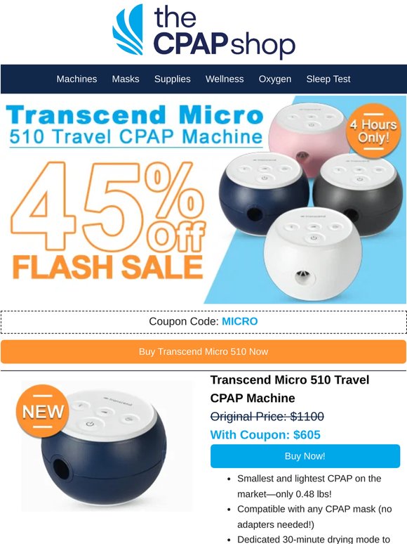 4-Hour Flash Sale!⚡Transcend Micro 510 ONLY $605 (45% Off!)