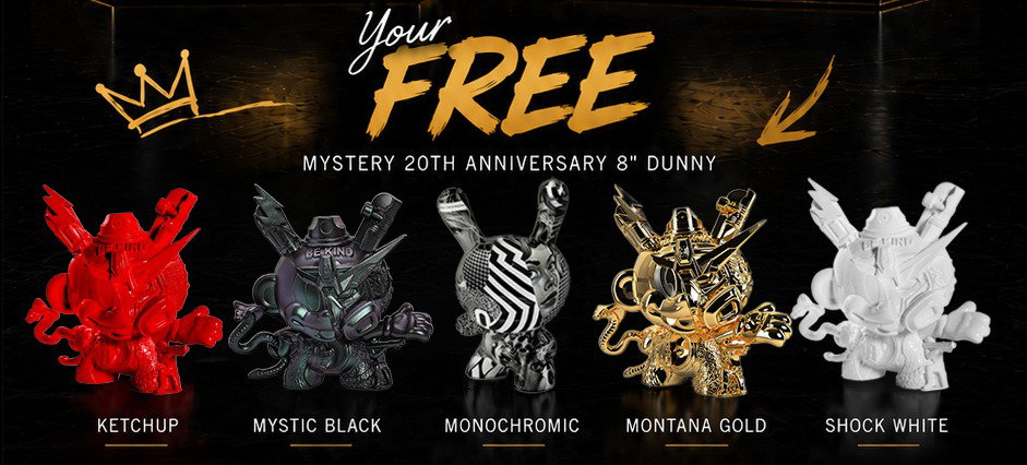 Your Free Mystery 20th Anniversary 8' Dunny