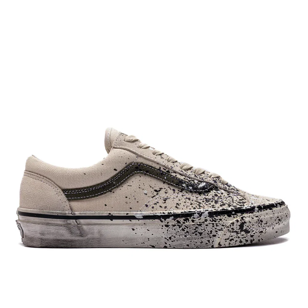 Image of Vans LX Old Skool "Paint Splatter" - Turtle Dove
