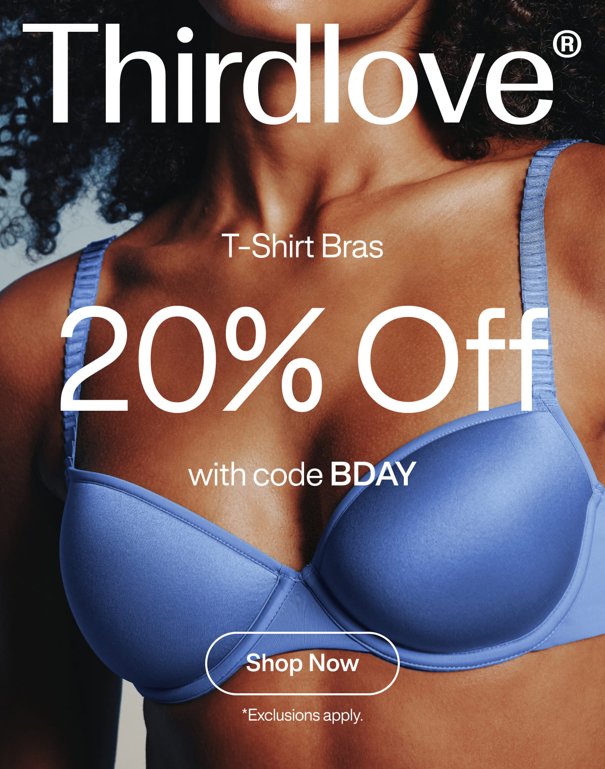 T-Shirt Bras $20 Off with code BDAY