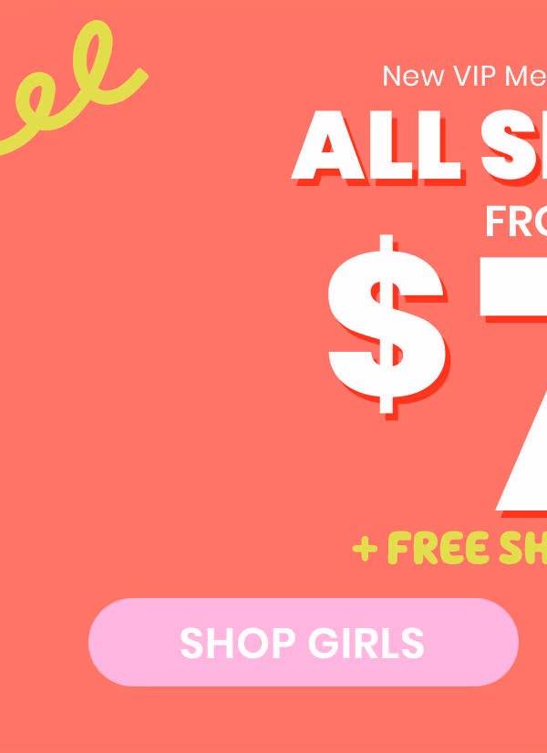 Shop Girls' Shoes from $7