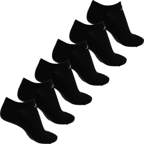 adidas Cushioned Athletic No-Show Socks for Women | Black/White | Size Medium | Wicking Fabric