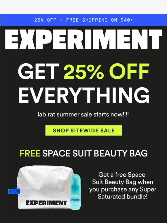25% OFF LAB RAT SUMMER SALE ☀️