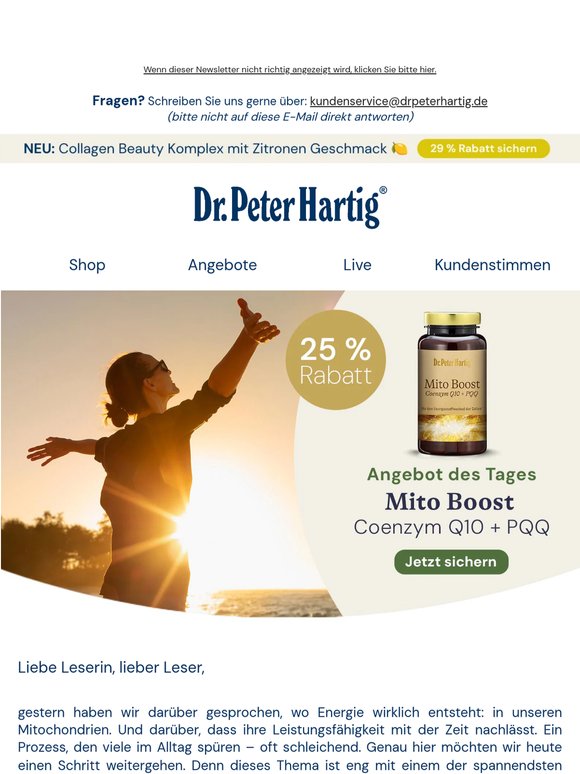 25 % Rabatt auf unser Angebot des Tages 🚨
