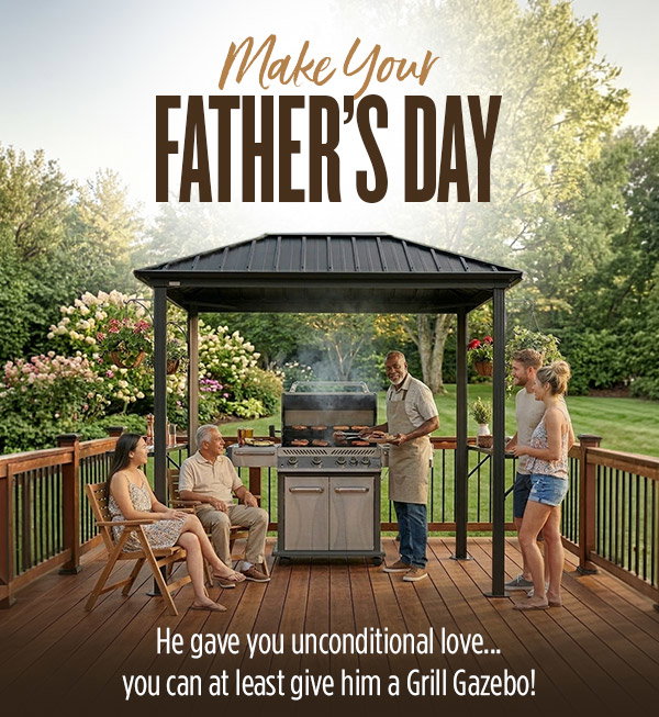 Father's Day Grill Gazebo