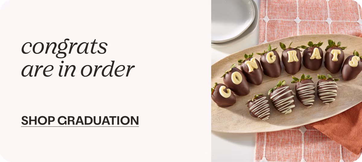 congrats are in order- SHOP GRADUATION »