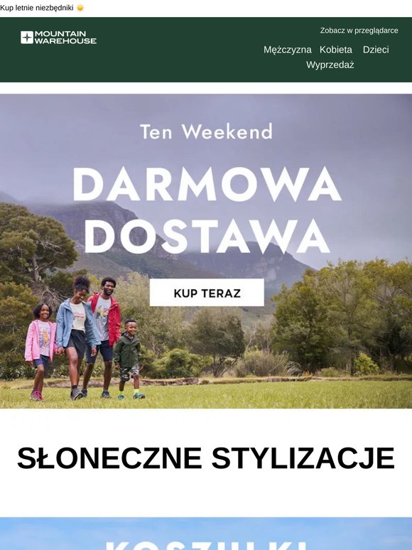 Darmowa dostawa w ten weekend!