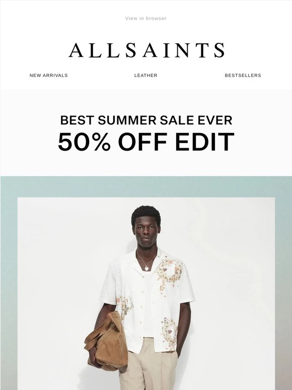 Sale: The 50% Off Edit