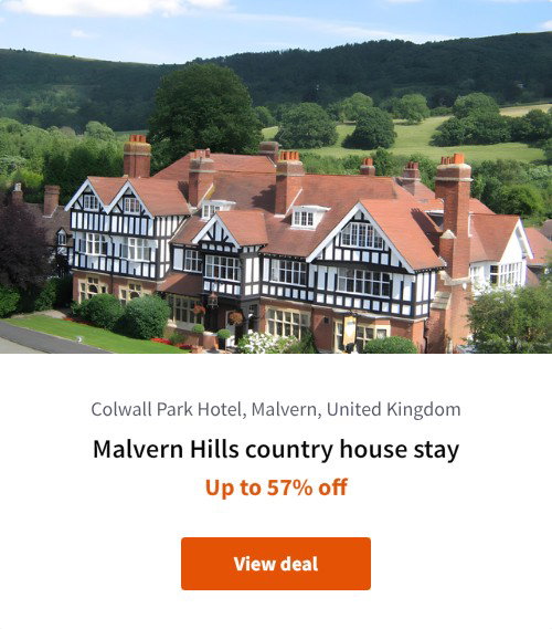 Malvern Hills country house stay