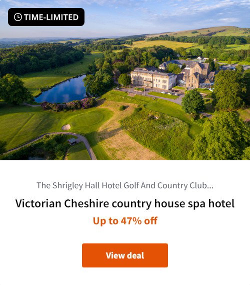 Victorian Cheshire country house spa hotel