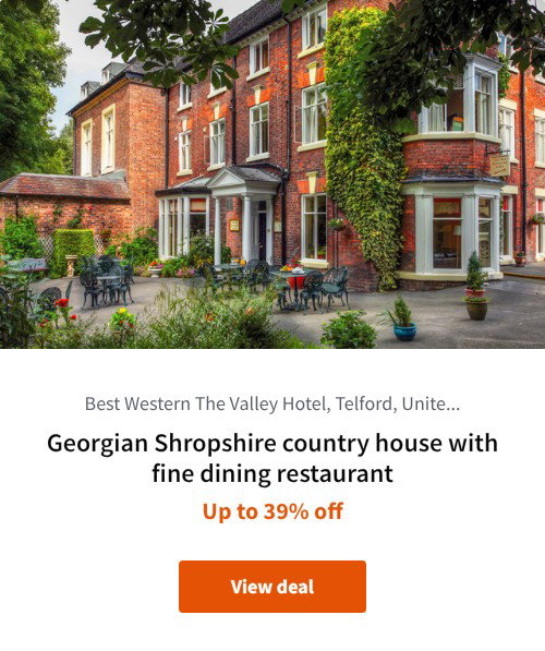 Georgian Shropshire country house with fine dining restaurant