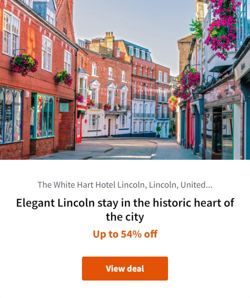 Elegant Lincoln stay in the historic heart of the city