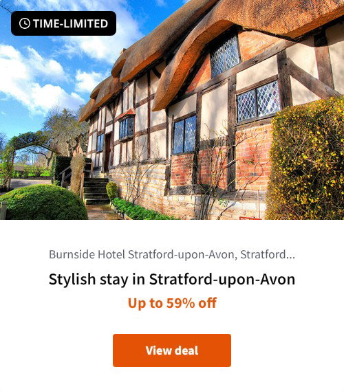 Stylish stay in Stratford-upon-Avon