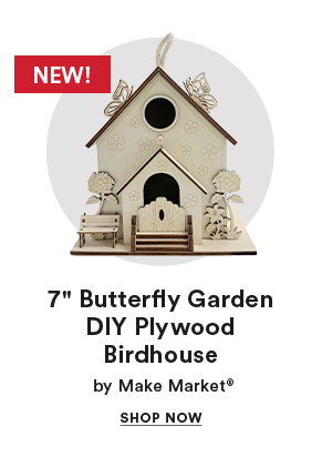 7 Butterfly Garden DIY Plywood Birdhouse by Make Market® Shop Now