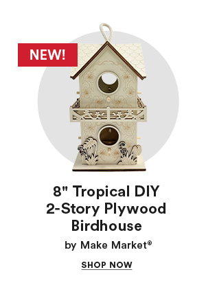 8 Tropical DIY 2-Story Plywood Birdhouse by Make Market® Shop Now