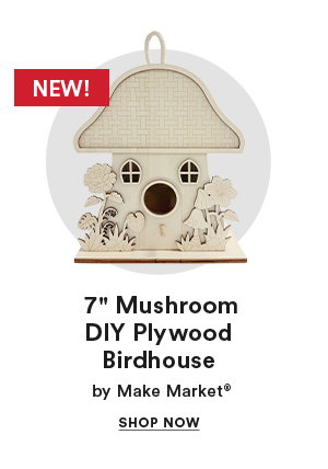 7 Mushroom DIY Plywood Birdhouse by Make Market® Shop Now
