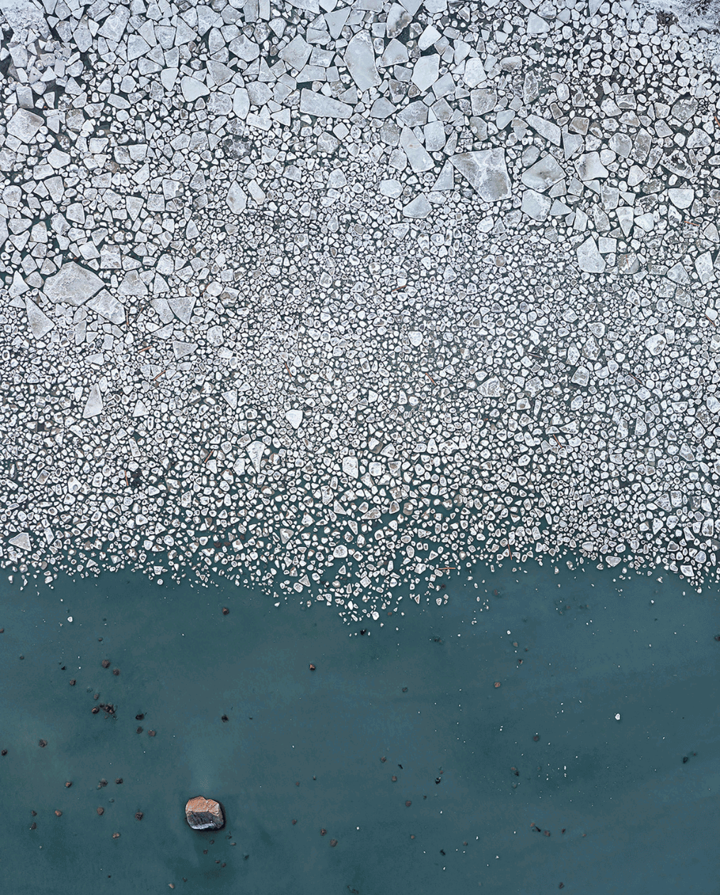 Aerial view landscape art