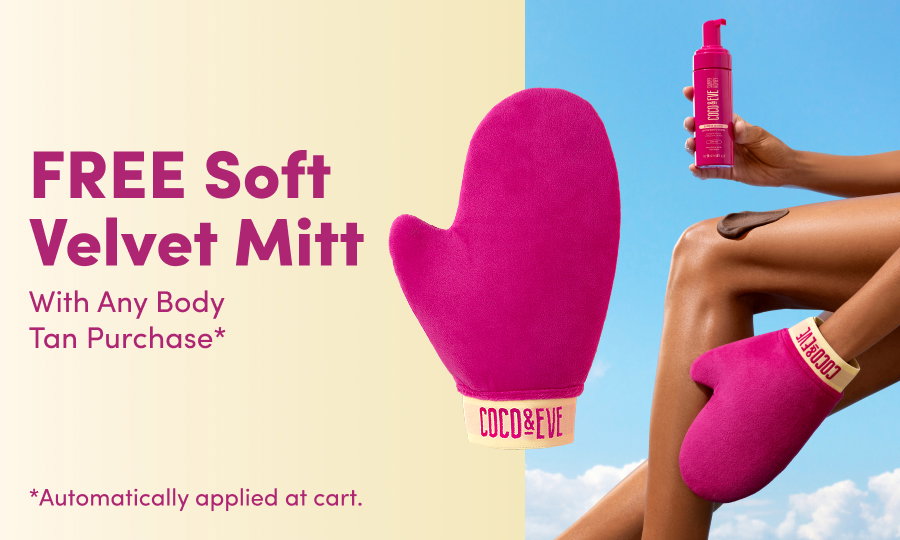 Free Soft Velvet Mitt With Any Body Tan Purchase