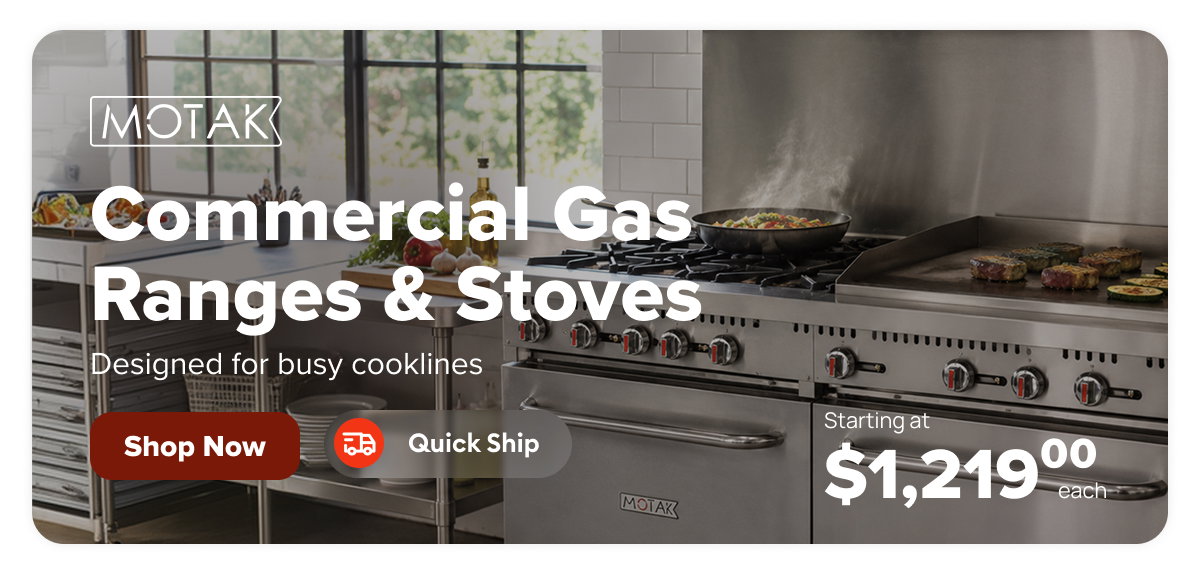 MoTak Commercial Gas Ranges