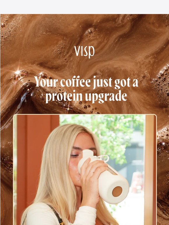 The iced protein coffee everyone’s making lately  ☕️