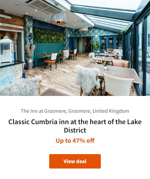 Classic Cumbria inn at the heart of the Lake District