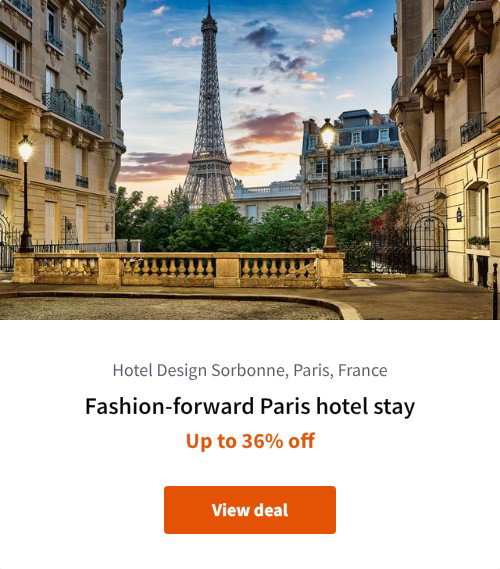 Fashion-forward Paris hotel stay