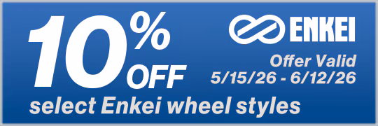 10% Off Select Enkei Wheels